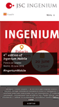 Mobile Screenshot of jscingenium.com